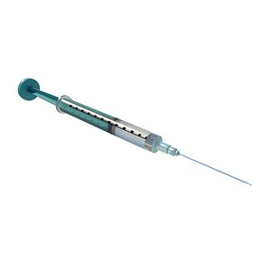 syringe vaccine medical model