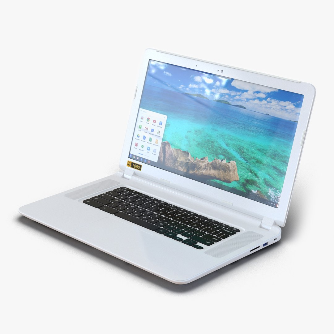 Generic Laptop 3D Model 3D model preview
