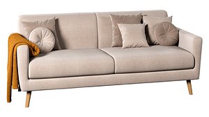 Sofa Westelm Oliver 3D model
