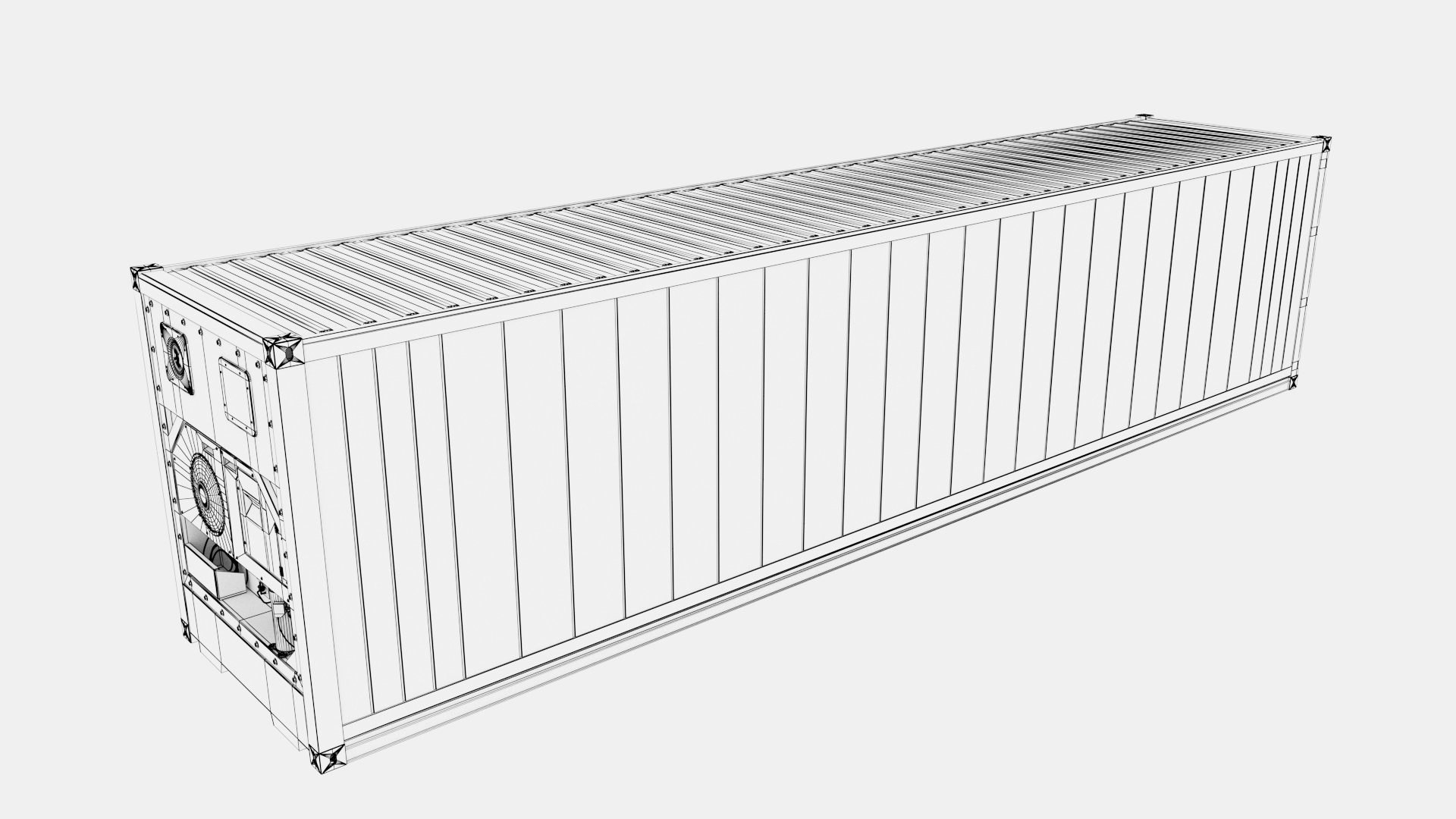 3D 40feet EVERGREEN Container Reefer CARRIER - TurboSquid 2144389