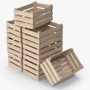 Stack Of Wooden Crates