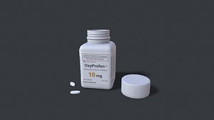 Pills Oxyprofen 3D
