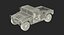 HMMWV M998 Simple Interior Desert 3D Model