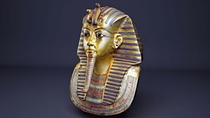 3D model king tutankhamun mask egyptian