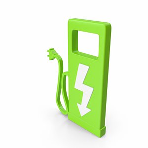 Electrical Charging Station Green
