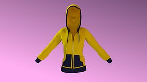 3D model hoody 01