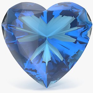 Heart Shape Blue Topaz