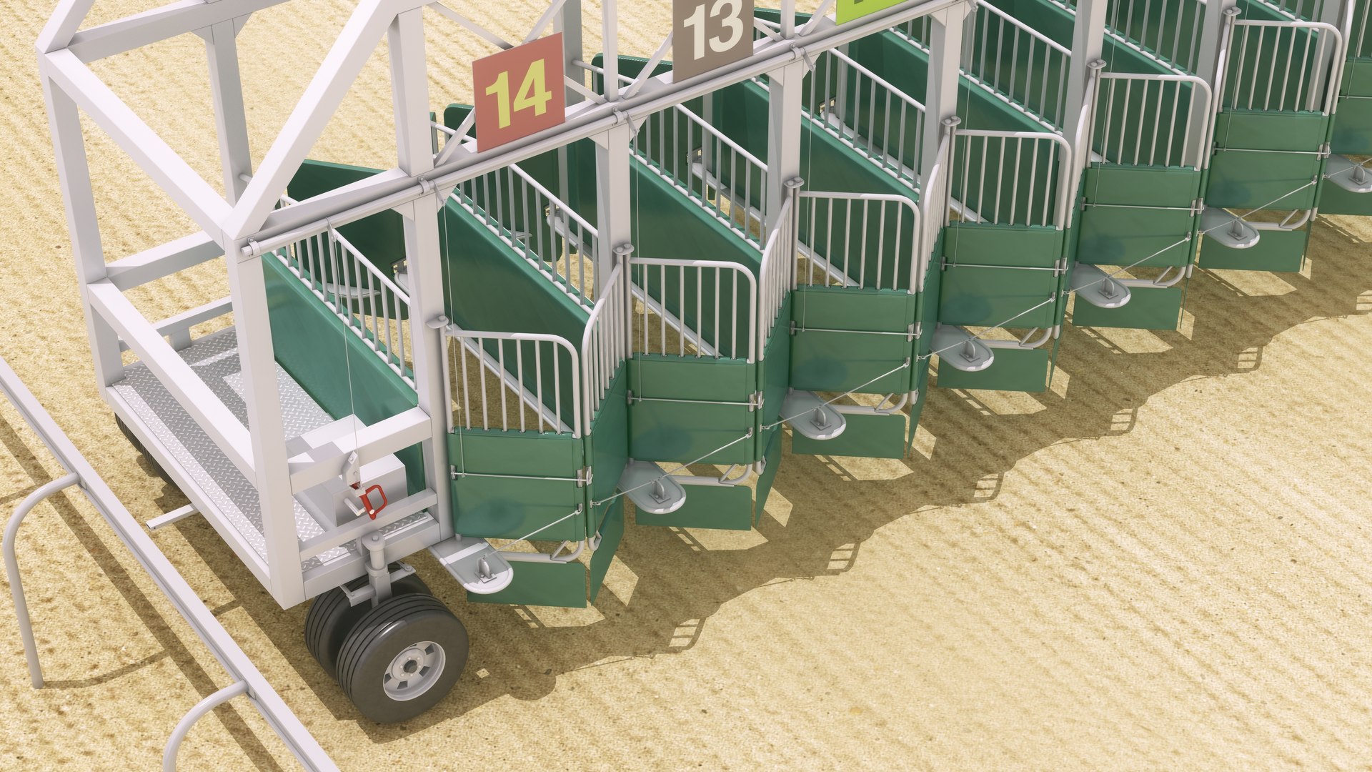 3D Horse Track Block - TurboSquid 2269359