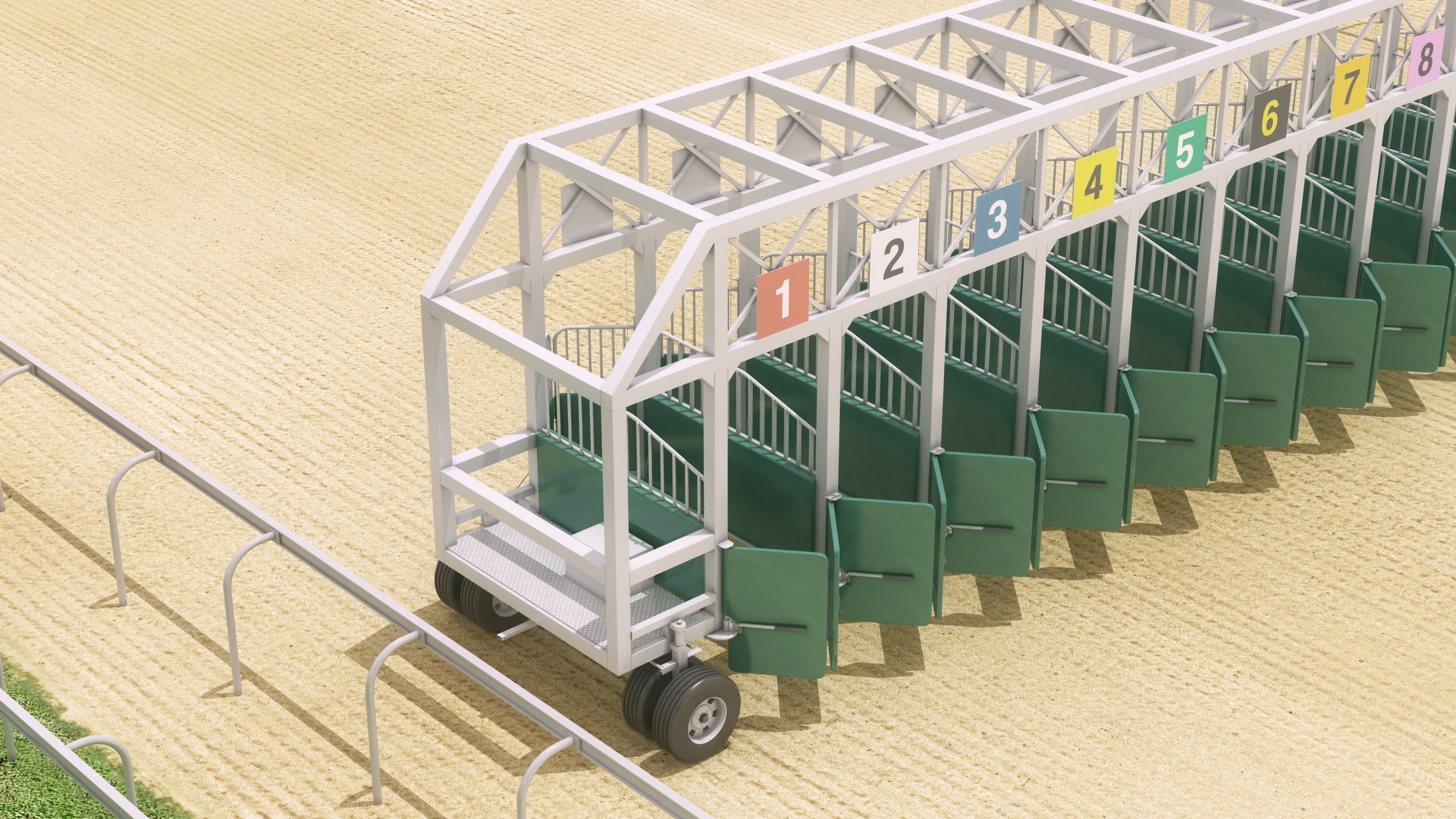 3D Horse Track Block - TurboSquid 2269359