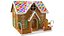 3D real ginger bread house