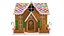 3D real ginger bread house