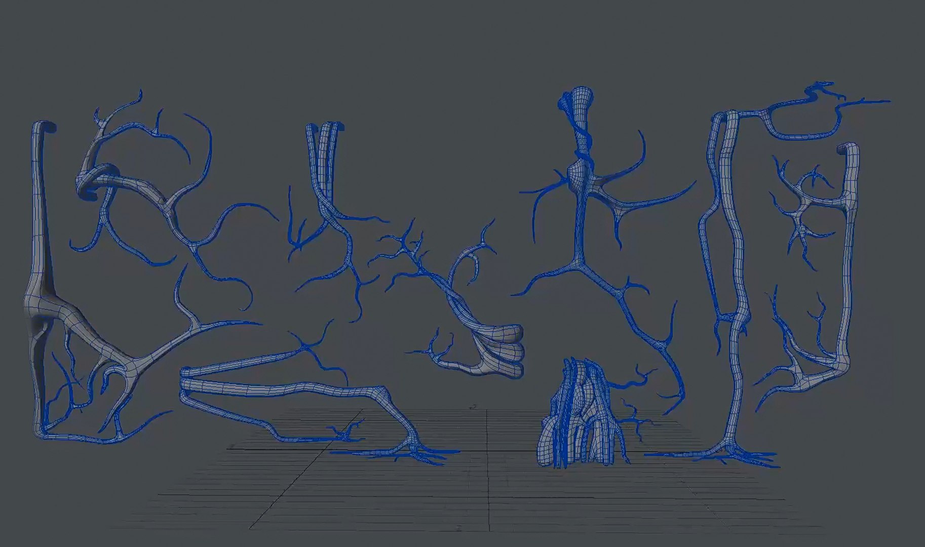 3D roots vines https://p.turbosquid.com/ts-thumb/Y9/AsvMOx/hrwX3Ggx/rootswireframe/jpg/1565049254/1920x1080/fit_q87/221e93bb0b6de6fed51d1677933e4fd54f25b475/rootswireframe.jpg