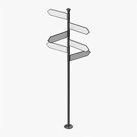 Crossroad Signpost