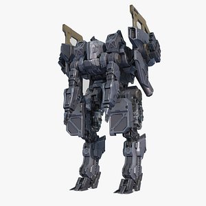 Future Sci-Fi Heavy War Robot