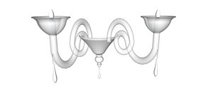 Lampadario Sconces Glass