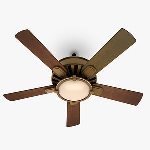 ceiling fan lamp 3d 3ds