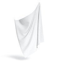 White Fabric Drapery 2 Types - wrinkled cotton textile material sheet