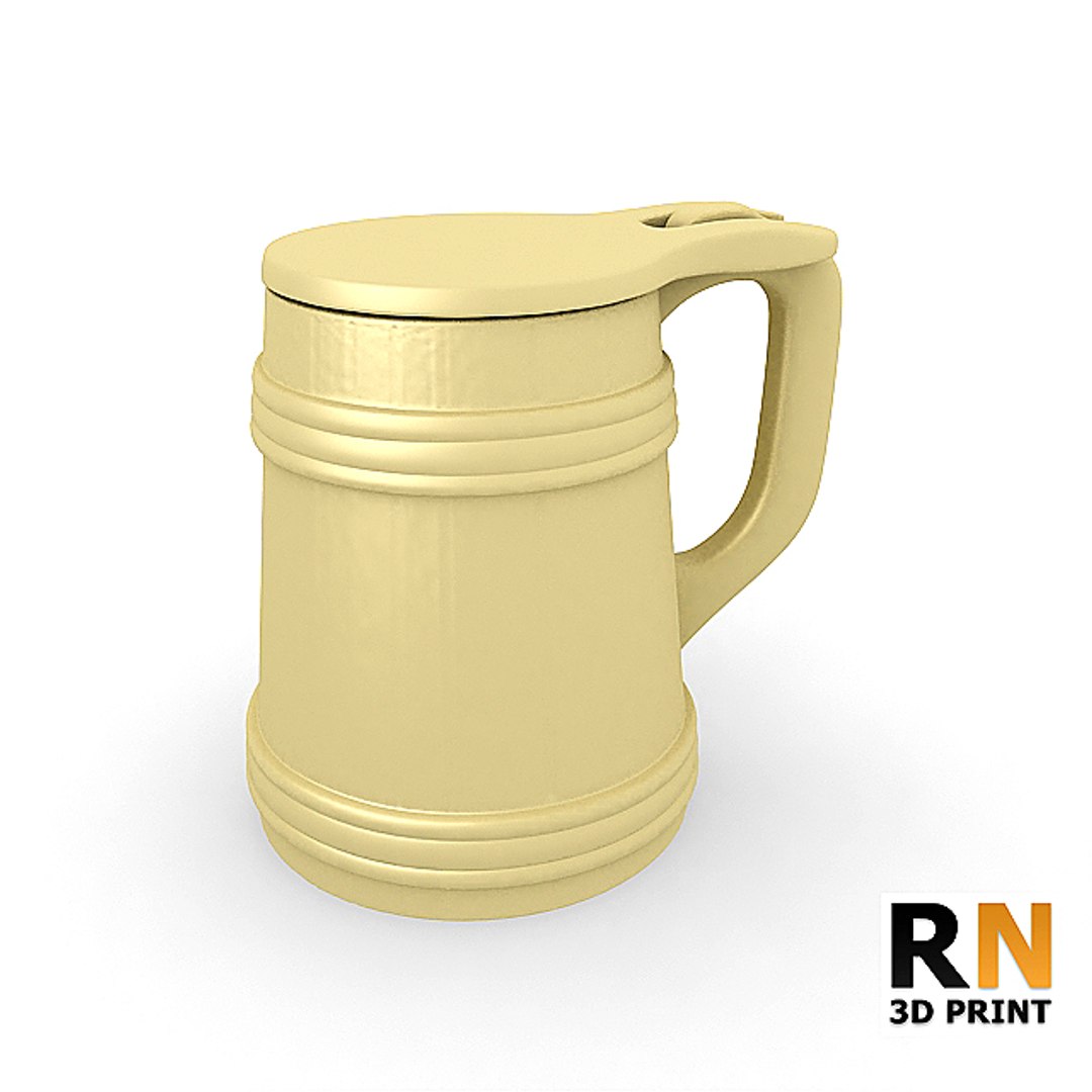 Beer mug 3D model 3D printable