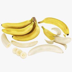 3D Banana Set