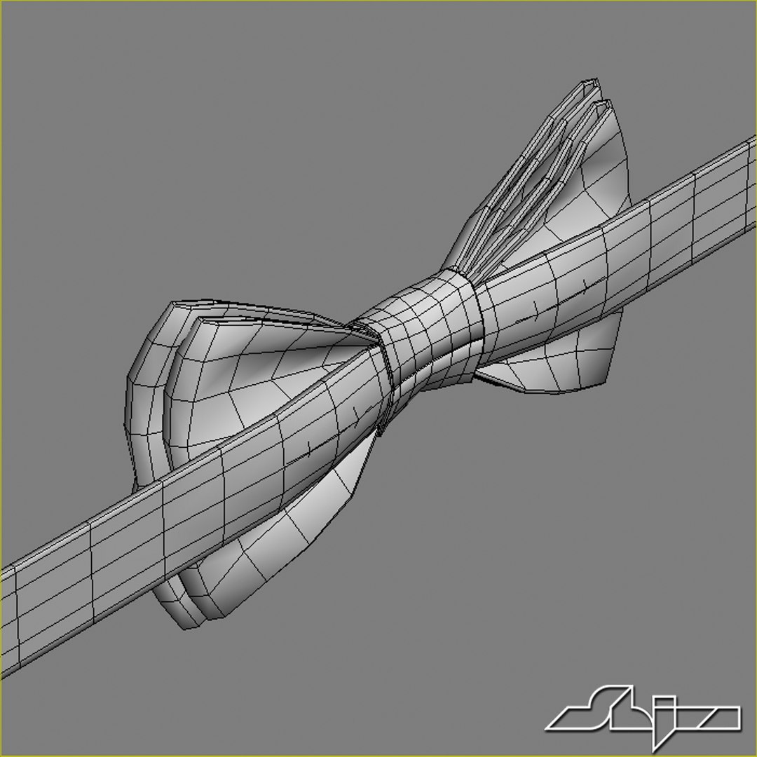 3d bow tie model
