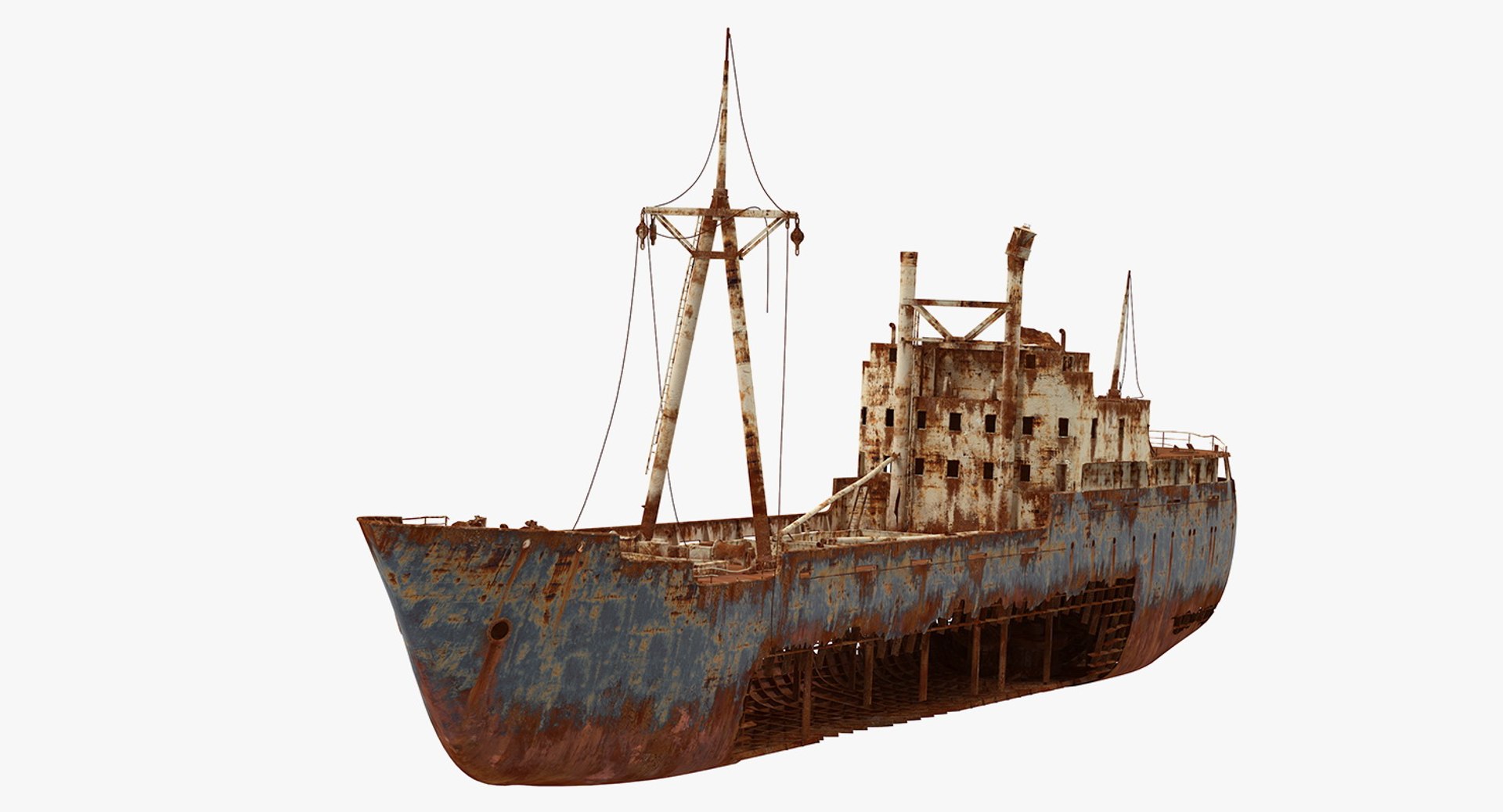 Shipwreck 3D model preview