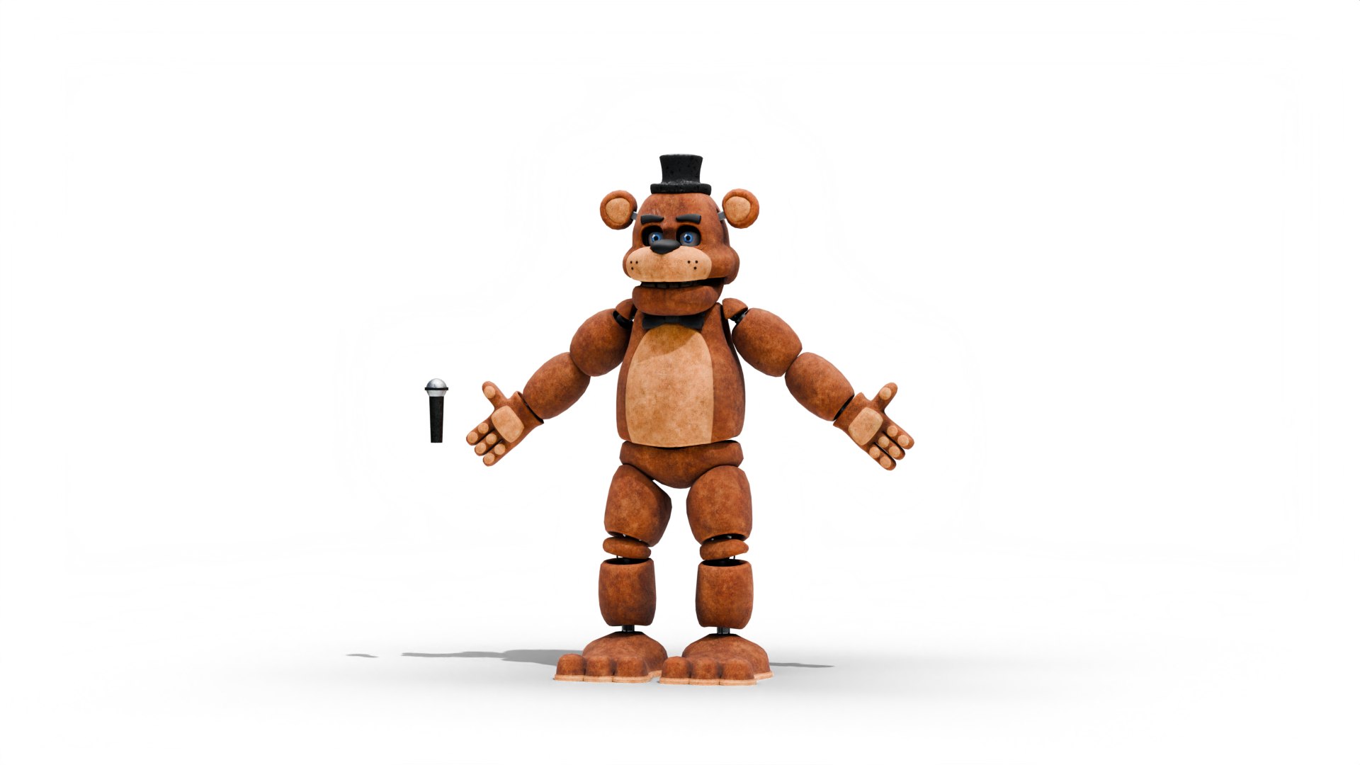 3D Freddy Fazbear - FNaF1 model https://p.turbosquid.com/ts-thumb/Y9/MhAHPp/tV/3/png/1766052784/1920x1080/fit_q87/3b288a41f961ca8431c3179b6b2418d81c2b92e2/3.jpg