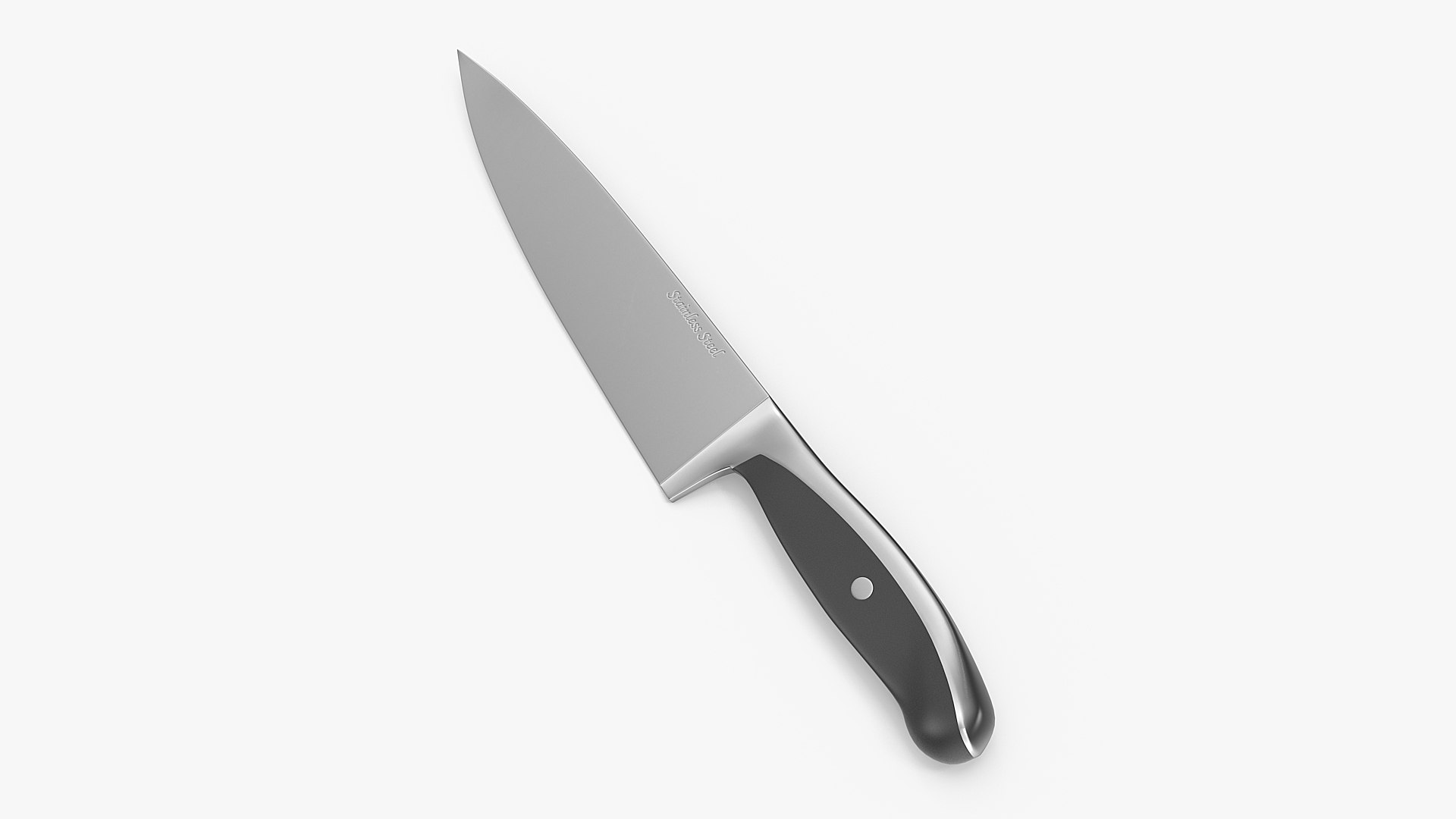 Classic Chefs Knife 3D model preview