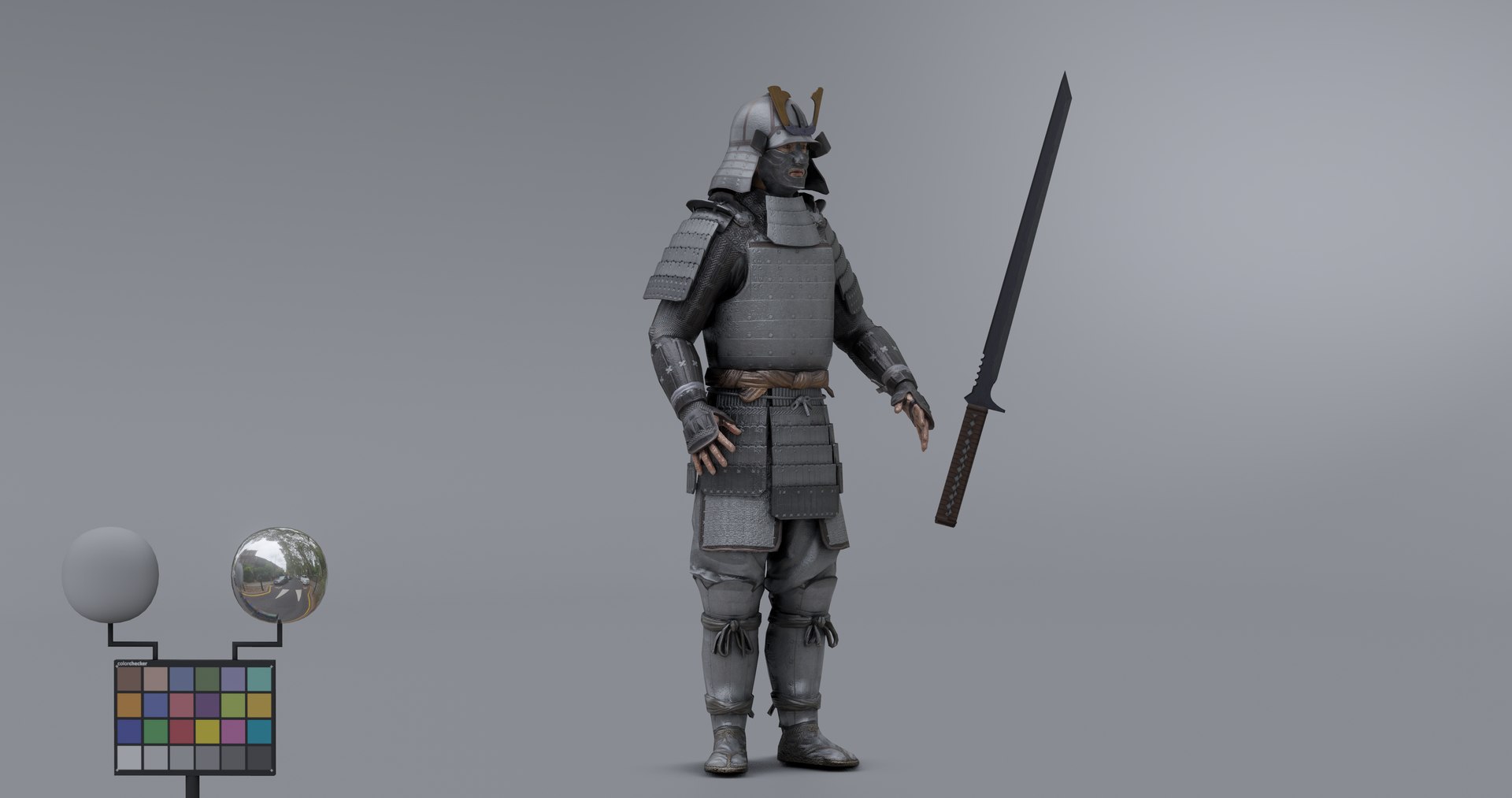 Samurai warrior- Rigged and Photorealistic 3D model 3D model ...