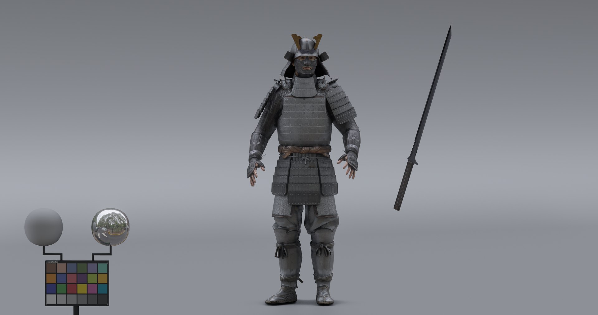 Samurai warrior- Rigged and Photorealistic 3D model 3D model ...