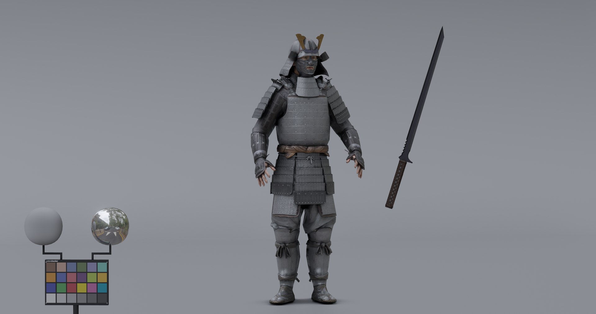 Samurai warrior- Rigged and Photorealistic 3D model 3D model ...