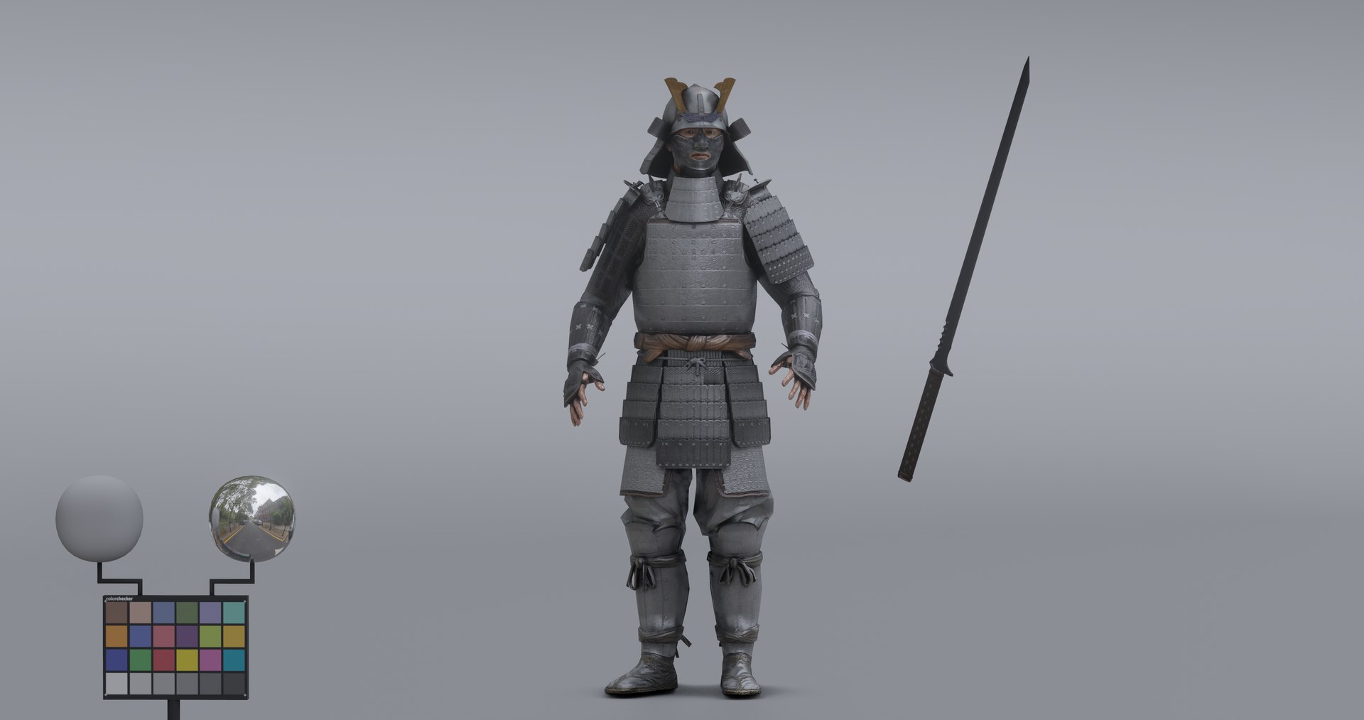 Samurai warrior- Rigged and Photorealistic 3D model 3D model ...