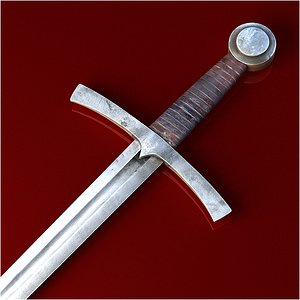 3d model medieval sword