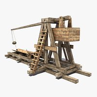 Old Wooden Trebuchet 2