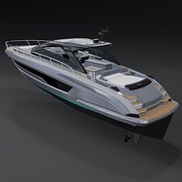 Riva 58 Capri 3D Rendering