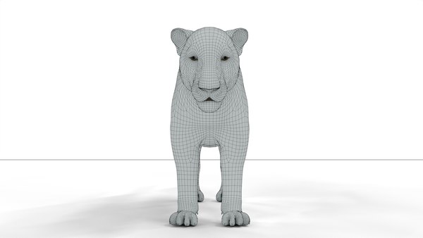 modelo 3d León de piel aparejado en Blender - TurboSquid 2024247