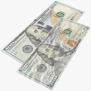 dollar bill 3D model