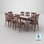 Dining set N20 3D model