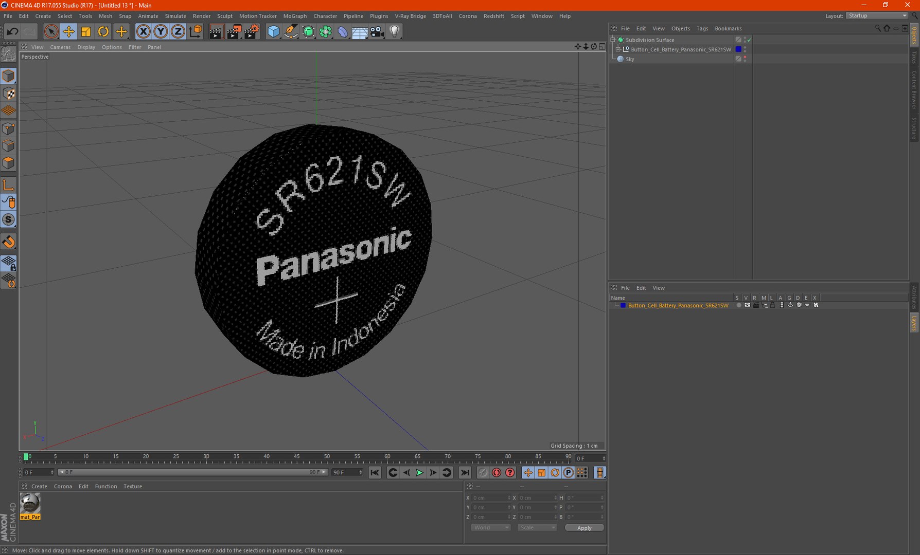 3D model Button Cell Battery Panasonic SR621SW https://p.turbosquid.com/ts-thumb/Y9/pShANV/ZA/buttoncellbatterypanasonicsr621sw3dmodel020/jpg/1656101477/1920x1080/fit_q87/270d04c7547cade82f932fa9e791a58fea697341/buttoncellbatterypanasonicsr621sw3dmodel020.jpg