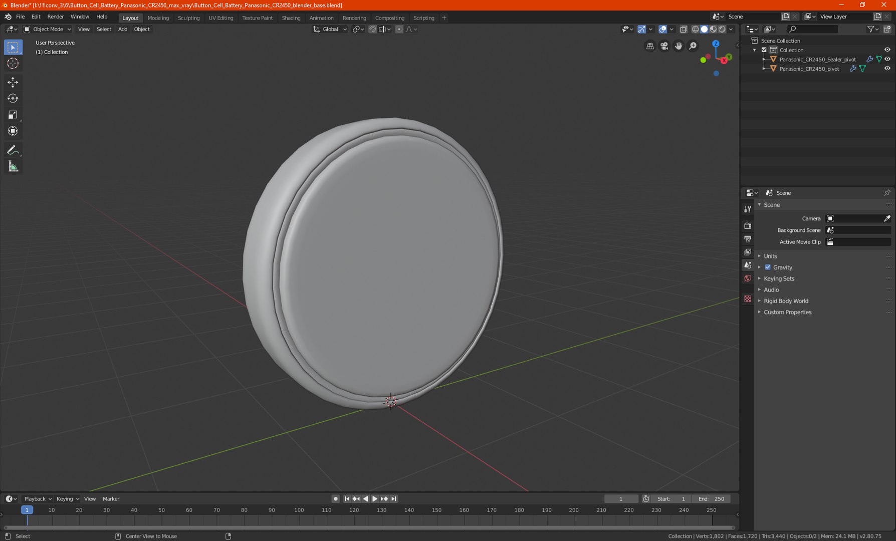 3D model Button Cell Battery Panasonic SR621SW https://p.turbosquid.com/ts-thumb/Y9/pShANV/ac/buttoncellbatterypanasonicsr621sw3dmodel022/jpg/1656101486/1920x1080/fit_q87/3f441d7385e52ff0c0d87fb22fb5d47856748d7c/buttoncellbatterypanasonicsr621sw3dmodel022.jpg