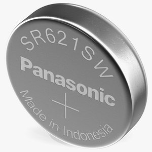 3D model Button Cell Battery Panasonic SR621SW