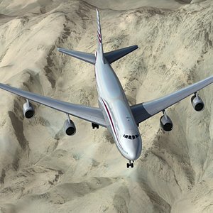 Boeing 747-800 Qatar Air