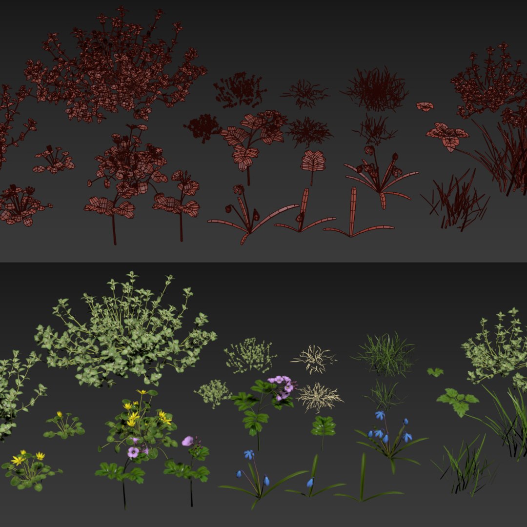 Set Spring 3D - TurboSquid 1531564
