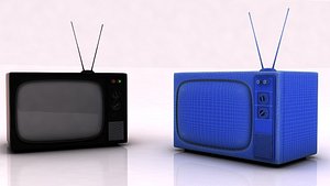 3d old tv model