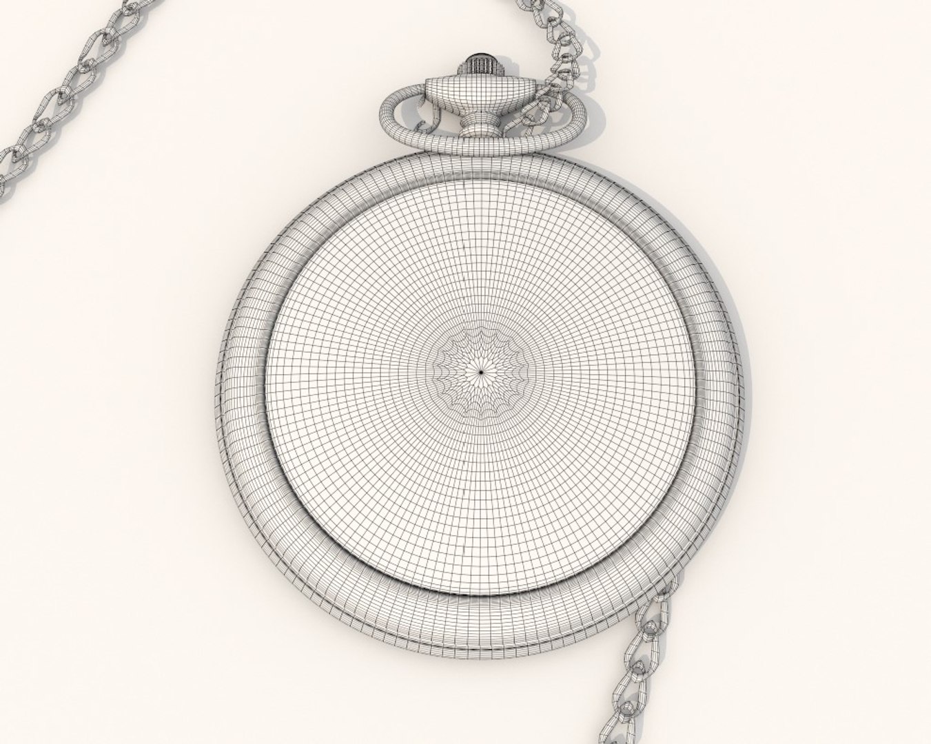 Pocket Watch Chain Model - TurboSquid 1645502