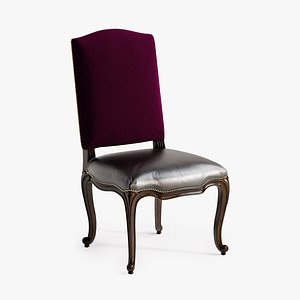ralph noble estate dining chair 3d model