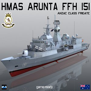 HMAS Arunta FFH 151 Anzac Class Frigate