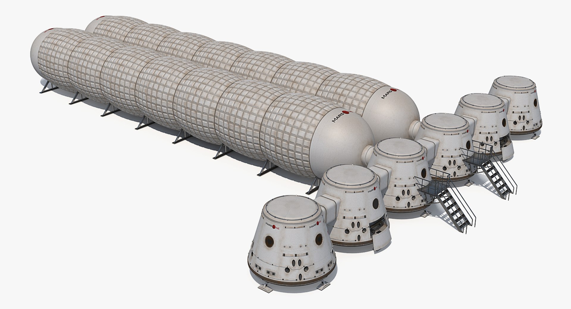 Free Mars Colony Model - TurboSquid 1297044