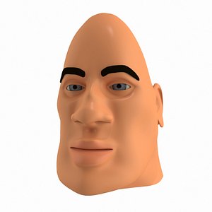 Cartoon Head 3D Models for Download | TurboSquid