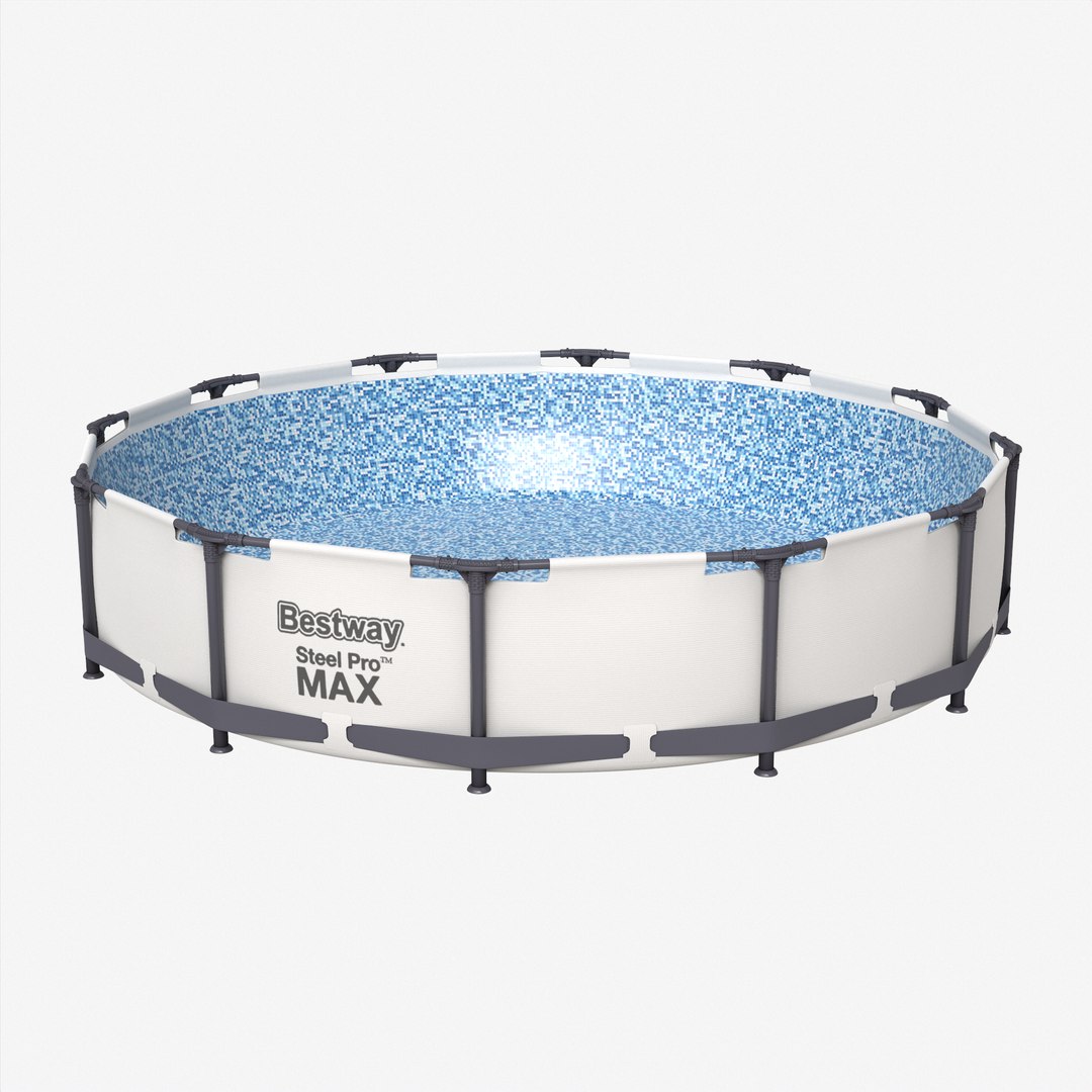 Swimming Pool Bestway Steel Pro MAX 3D Model - TurboSquid 2094181