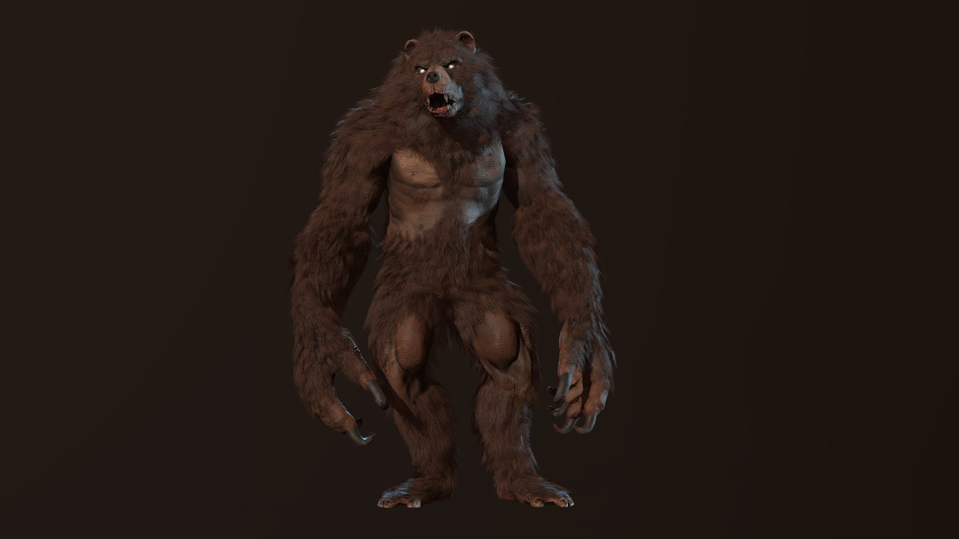Character Werebear 3D - TurboSquid 1424985